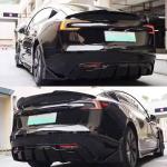 Tesla Model 3 2023-2025 Rear Trunk Spoiler Glossy Black ABS