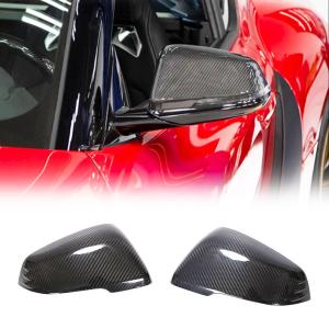 Carbon Fiber Mirror Cover Caps Fit for Toyota Supra 2018-2020 for BMW X1 F48 2016-2019 Z4 G29 2018-2020 dd on Style Side Rearview Mirror Cover Caps Exterior Shell