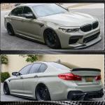 BMW 5 Series G30 520i 530i 540i M Sport M550i F90 M5 2017-2020 Side Skirts Carbon Fiber/FRP