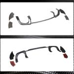 Audi TT RS MK3 8S 2016-2019 Rear Bumper Diffuser Dry Carbon Fiber