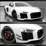 Audi R8 V10 Gen 2 4S 2016-2019 Front Bumper Fins Carbon Fiber