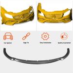 Mercedes Benz W213 Sport E43 AMG Sedan 2017-2019 Front Bumper Lip Carbon Fiber
