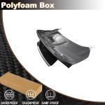 Carbon Fiber Rear Trunk Lid Cover Compatible with Ford Mustang 2018-2022 Replacement Rear Trunk Spoiler Boot Panel Cover Trim Bodykit