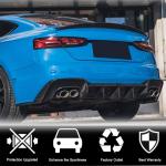 Audi S5 A5 Sline B9.5 Facelift 2020-2022 Rear Bumper Diffuser Dry Carbon Fiber