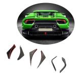 Lamborghini Huracan Performante 2-Door 2017-2019 Rear Bumper Splitters Carbon Fiber
