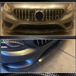 Mercedes Benz S-Class (W217) C217 S500 S550 Sport 2014-2017 Carbon Fiber Front Lip