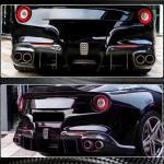 Ferrari F12 Berlinetta 2012-2014 Rear Bumper Diffuser Carbon Fiber