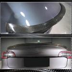 For Tesla Model 3 2016-2022 Rear Trunk Spoiler Carbon Fiber