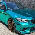 BMW 2 Series F87 M2 Competition M2C 2018-2022 Front Bumper Lip Carbon Fiber