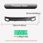 2020–2023 Audi RS Q8 Carbon Fiber Rear Bumper Diffuser