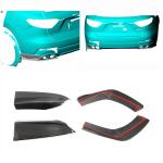 Maserati Levante Sport Utility 2016-2020 Rear Bumper Splitters Carbon Fiber