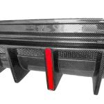 Mercedes Benz GLA Class X156 GLA45 AMG Sport Utility 4-Door 2016-2019 Rear Bumper Diffuser Carbon Fiber