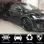 Tesla Model X Sport Utility 2016-2022 Wheel Arch Fenders Trims Carbon Fiber