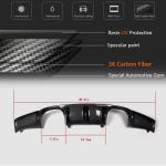 BMW 3 Series E92 E93 M3 2008-2013 Rear Bumper Diffuser Carbon Fiber/FRP