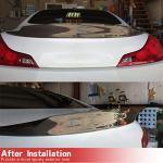 Carbon Fiber Rear Spoiler for Infiniti G37 Q60 Coupe 2009-2015 Trunk