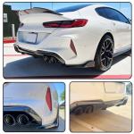 F93 Dry Carbon Fiber Rear Bumper Diffuser Compatible with BMW F93 M8 Gran Coupe Sedan 4-Door 2019-2022 Auto Lower Bumper Lip Spoiler Body Kit Factory Outlet
