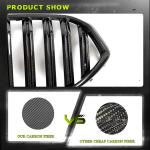 BMW X6 G06 F96 X6M 2020+ Front Dual Slat Bumper Grille Dry Carbon Fiber