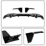Real Carbon Fiber Rear Bumper Diffuser Fits for BMW X5 G05 M Sport LCI 2024-2026 Lower Bumper Lip Spoiler Body Kit Factory Outlet