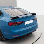 2017–2019 Audi A5 S Line / S5 B9 Mesh-Vented Multi-Fin Carbon Fiber Rear Diffuser