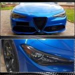 Alfa Romeo Giulia 952 2015-2020 Front Headlight Cover Eyelid Dry Carbon Fiber