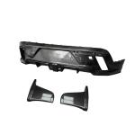 Porsche Taycan Turbo S 9J1 Sedan 2019-2024 Rear Bumper Lip Carbon Fiber