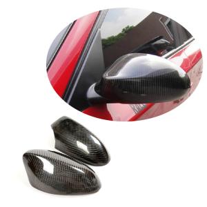 For BMW 1 Series E81 E87 E82 E88 2-Door 3-Door 5-Door Pre-LCI 05-08 Carbon Fiber Side Rearview Mirror Cover Caps Pair