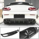 Mercedes-AMG C63 C63 S Coupe Convertible Rear Bumper Diffuser Carbon Fiber