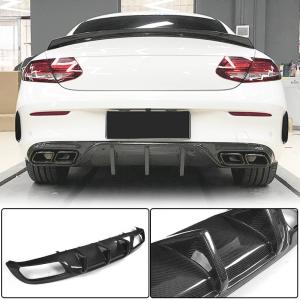 Mercedes-AMG C63 C63 S Coupe Convertible Rear Bumper Diffuser Carbon Fiber