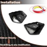 Dry Carbon Fiber Front Bumper Air Intake Vent Covers Compatible with BMW 5-Series I5 G60 530i 540i 2023-2025 Front Duct Trim Factory Outlet