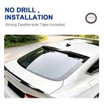 A5 Roof Spoiler Glossy Black for Audi A5/S5/RS5 F5 2017-2024 Sportback | ABS Roof Wing Trunk Flap Sporty Fastback Accent Easy Install Fit for Audi A5/S5/RS5 F5 4 Door Sportback 2017-2024