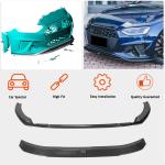 Audi S4 A4 Sline B9.5 Sedan Facelift 2020UP Front Bumper Lip Carbon Fiber