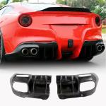 Ferrari F12 Berlinetta 2012-2014 Rear Bumper Diffuser Carbon Fiber