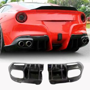 Ferrari F12 Berlinetta 2012-2014 Rear Bumper Diffuser Carbon Fiber