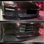 Porsche Panamera 970 Facelift 2014-2016 Front Bumper Lip Carbon Fiber