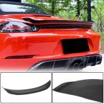 Porsche 718 (982) Boxster 2016-2021 Rear Trunk Spoiler Dry Carbon Fiber