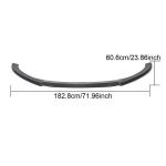 Audi RS6 8V 8V.5 Avant 2013-2018 Front Bumper Lip Carbon Fiber