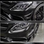 Mercedes Benz W205 C205 A205 C63 AMG 2015-2019 Front Bumper Vents Carbon Fiber