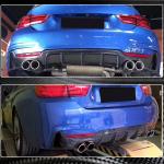 BMW 4 Series F32 F33 F36 M Sport 2014-2019 Rear Bumper Diffuser Carbon Fiber