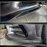 Mercedes Benz W205 C205 A205 C200 C300 Sport Facelift 2019-2021 Front Bumper Lip Carbon Fiber