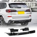 Real Carbon Fiber Rear Bumper Diffuser Fits for BMW X5 G05 M Sport LCI 2024-2026 Lower Bumper Lip Spoiler Body Kit Factory Outlet