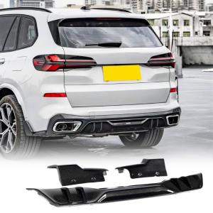 Real Carbon Fiber Rear Bumper Diffuser Fits for BMW X5 G05 M Sport LCI 2024-2026 Lower Bumper Lip Spoiler Body Kit Factory Outlet