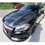 Mercedes Benz W176 Hatchback 2013-2018 Engine Bonnet Hood Cover Carbon Fiber