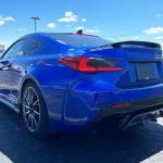 Lexus RC F Base Coupe 2-Door 2015-2018 Rear Bumper Diffuser Carbon Fiber