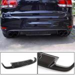 Volkswagen VW Golf 6 MK6 GTI 2010-2013 Rear Bumper Diffuser Carbon Fiber