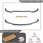 Carbon Fiber Front Bumper Lip Compatible witth Mercedes Benz E Class W212 S212 E63 E63S AMG Sedan 4-Door 2013-2016 Front Chin Spoiler Protector