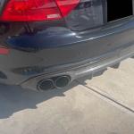 Audi A7 Sline S7 C7 Pre-facelift 2011-2014 Rear Bumper Diffuser Carbon Fiber/FRP