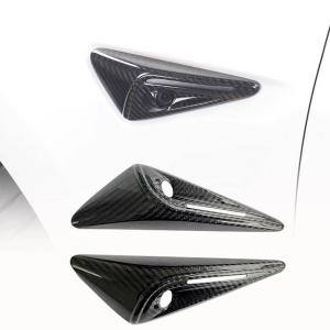 Tesla Model X 2021+ Side Air Fender Vents Dry Carbon Fiber