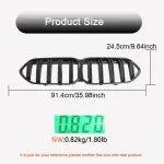 BMW 2 Series F44 220i 228i Sedan 4-Door 2021-2023 Front Grille Dry Carbon Fiber