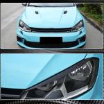 Volkswagen VW Golf 7 7.5 MK7 MK7.5 GTI R R-line 2014-2019 Headlight Eyelids Lamp Eyebrows Carbon Fiber