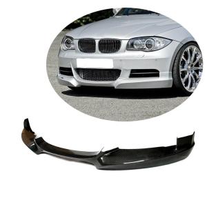 BMW 1 Series E82 E88 M Sport 2008-2013 Front Bumper Lip Carbon Fiber